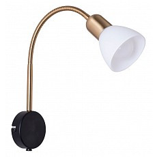 Бра arte lamp falena a3116ap-1bk